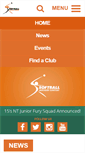 Mobile Screenshot of nt.softball.org.au